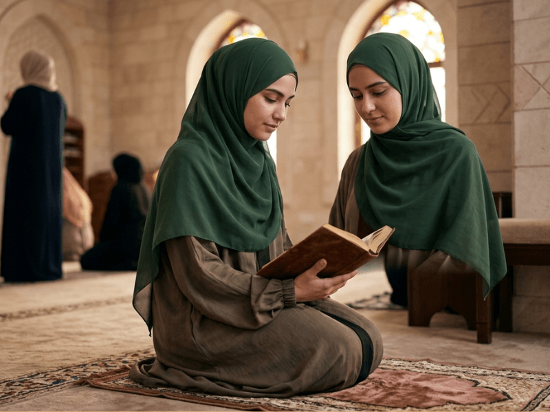 Muslim Women Prayer Period